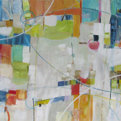 abstract painting titled Replenishment