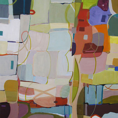 abstract painting titled Artful Journey