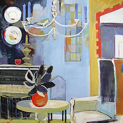 abstract painting titled