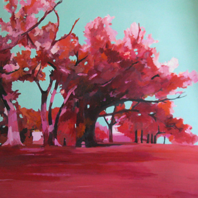 abstract painting titled Front Beach Majesty