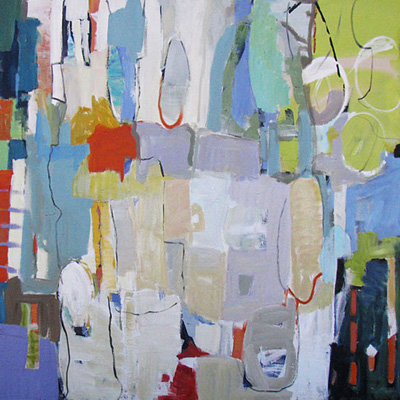 abstract painting titled High Life