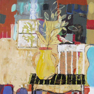 abstract painting titled Interior Patterns