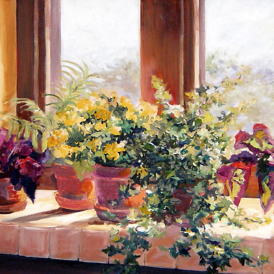 painting titled Thriving Five