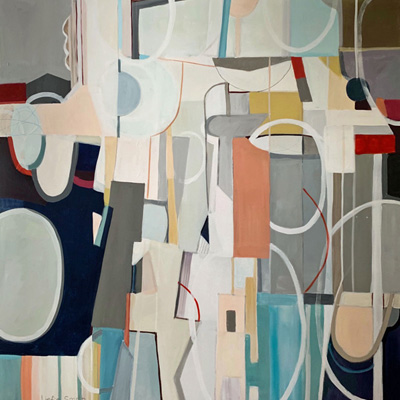 abstract painting titled 21st Century