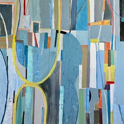 abstract painting titled Bauhaus