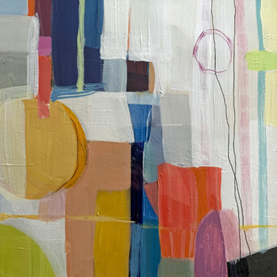 abstract painting titled Emerging 2