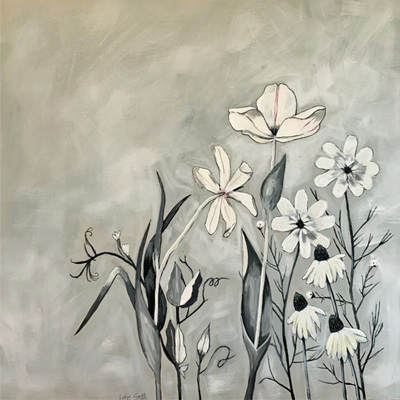 abstract painting titled Floral Dance