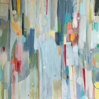 abstract painting titled Phenomenon