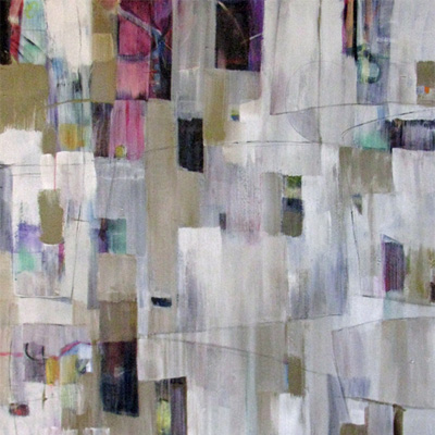 abstract painting titled Quarter Shadows