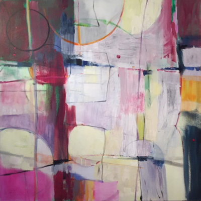 abstract painting titled Royal Street