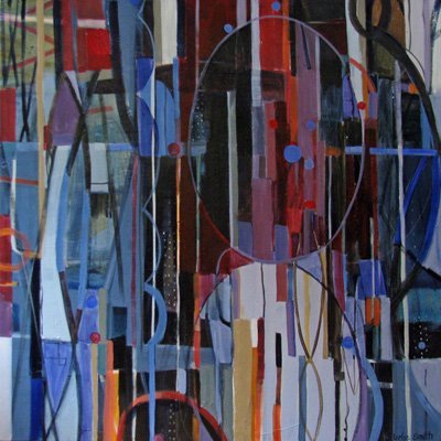 abstract painting titled Savile Row