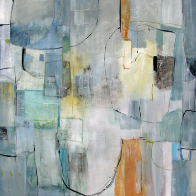 abstract painting titled Shower's Mist