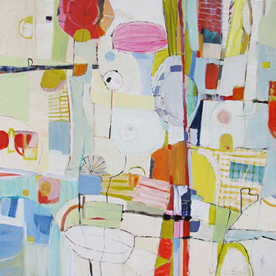 abstract painting titled Summer In Motion