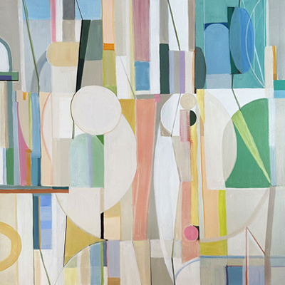 abstract painting titled The Coming Spring